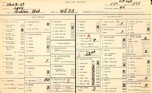 WPA household census for 4533 AVALON, Los Angeles