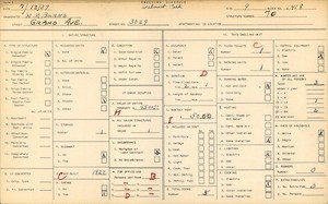 WPA household census for 3029 GRAND AVE, Los Angeles County