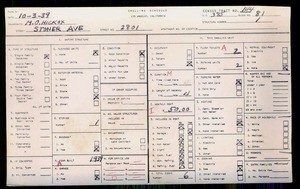 WPA household census for 2801 STONER, Los Angeles