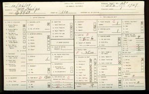 WPA household census for 110 E 99TH STREET, Los Angeles