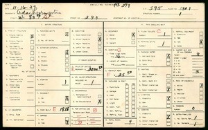 WPA household census for 244 West 83rd Street, Los Angeles County