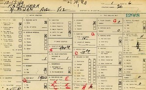WPA household census for 812 N ROWAN