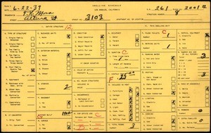 WPA household census for 3103 ALTURA ST, Los Angeles