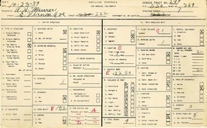 WPA household census for 222 E VERNON, Los Angeles