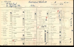 WPA household census for 1330 SOUTH SYDNEY DRIVE, Los Angeles County