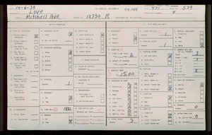 WPA household census for 12730 MITCHELL AVE, Los Angeles County