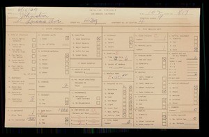 WPA household census for 439 LUCAS AVE, Los Angeles