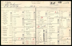 WPA household census for 128 West 80th Street, Los Angeles County