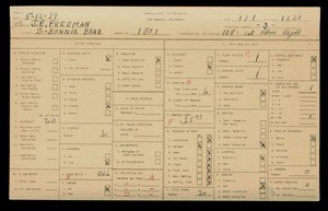 WPA household census for 1801 S BONNIE BRAE, Los Angeles