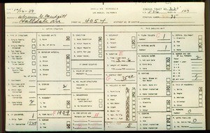 WPA household census for 4054 HALLDALE AVENUE, Los Angeles County