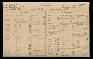 WPA household census for 281 LAKE ST, Los Angeles