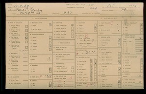 WPA household census for 937 W 74TH ST, Los Angeles County