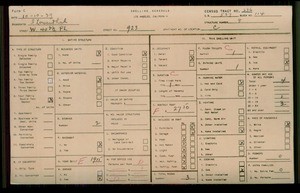 WPA household census for 923 W 40TH PL, Los Angeles County