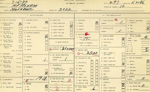 WPA household census for 3022 MALABAR, Los Angeles