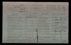 WPA household census for 734 W 33RD STREET, Los Angeles County