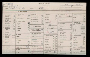 WPA household census for 1409 WATERLOO STREET, Los Angeles