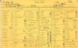 WPA household census for 202 N GRAND, Los Angeles