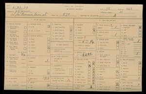 WPA household census for 270 S BONNIE BRAE ST, Los Angeles