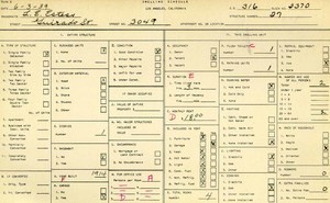 WPA household census for 3049 GUIRADO, Los Angeles