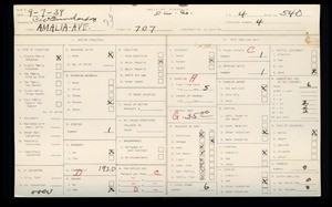 WPA household census for 707 AMALIA, Los Angeles County