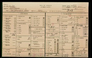 WPA household census for 606 W VERNON, Los Angeles County