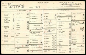 WPA household census for 947 W 81ST ST, Los Angeles County
