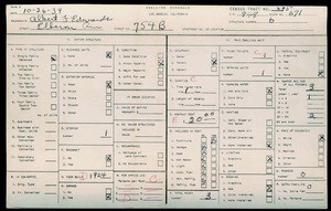 WPA household census for 754 W ELBERON, Los Angeles County
