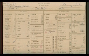 WPA household census for 759 YALE, Los Angeles