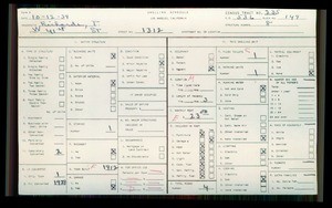 WPA household census for 1312 W 41ST STREET, Los Angeles County
