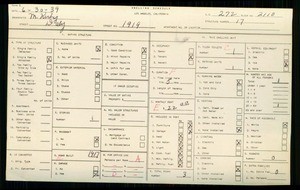 WPA household census for 1919 DALY ST, Los Angeles