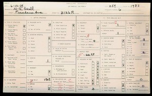 WPA household census for 2126 PASADENA AVE, Los Angeles