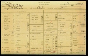 WPA household census for 835 W 9 ST, Los Angeles