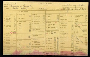 WPA household census for 1209 S LAKE STREET, Los Angeles