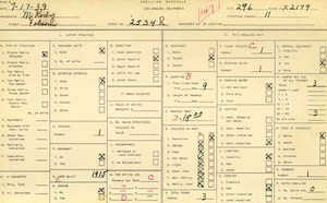 WPA household census for 2534 FOLSOM, Los Angeles