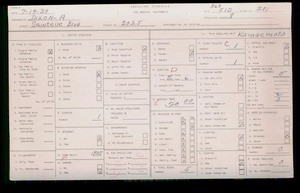 WPA household census for 2025 SAWTELLE, Los Angeles