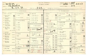 WPA household census for 239 EAST 117TH STREET, Los Angeles County