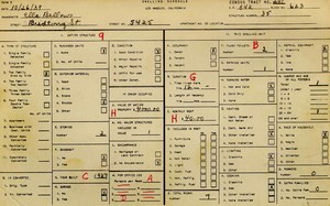 WPA household census for 5425 BUDLONG, Los Angeles