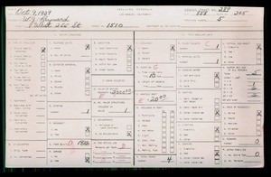 WPA household census for 1510 W 255TH ST, Los Angeles County