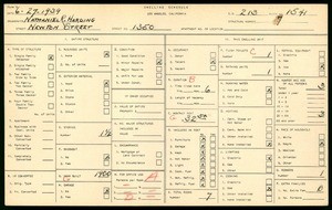 WPA household census for 1350 NEWTON ST, Los Angeles