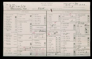 WPA household census for 3527 S DENISON AVENUE, Los Angeles County