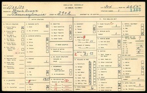 WPA household census for 2902 PENNSYLVANIA, Los Angeles