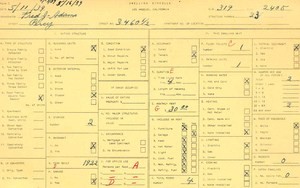 WPA household census for 3460 PERCY, Los Angeles