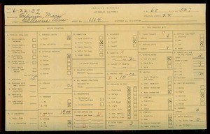 WPA household census for 1114 BELLEVUE AVE, Los Angeles