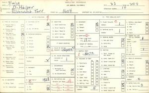 WPA household census for 1604 SILVERWOOD TERRACE, Los Angeles