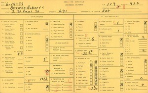 WPA household census for 641 S ST PAUL ST, Los Angeles