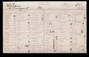 WPA household census for 134 S CHICAGO ST, Los Angeles