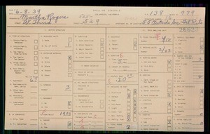 WPA household census for 525 W 3RD STREET, Los Angeles