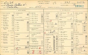 WPA household census for 1151 CALADA, Los Angeles