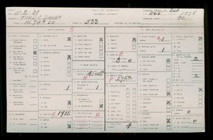WPA household census for 533 W 74TH ST, Los Angeles County