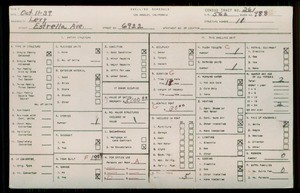WPA household census for 6922 ESTRELLA AVE, Los Angeles County